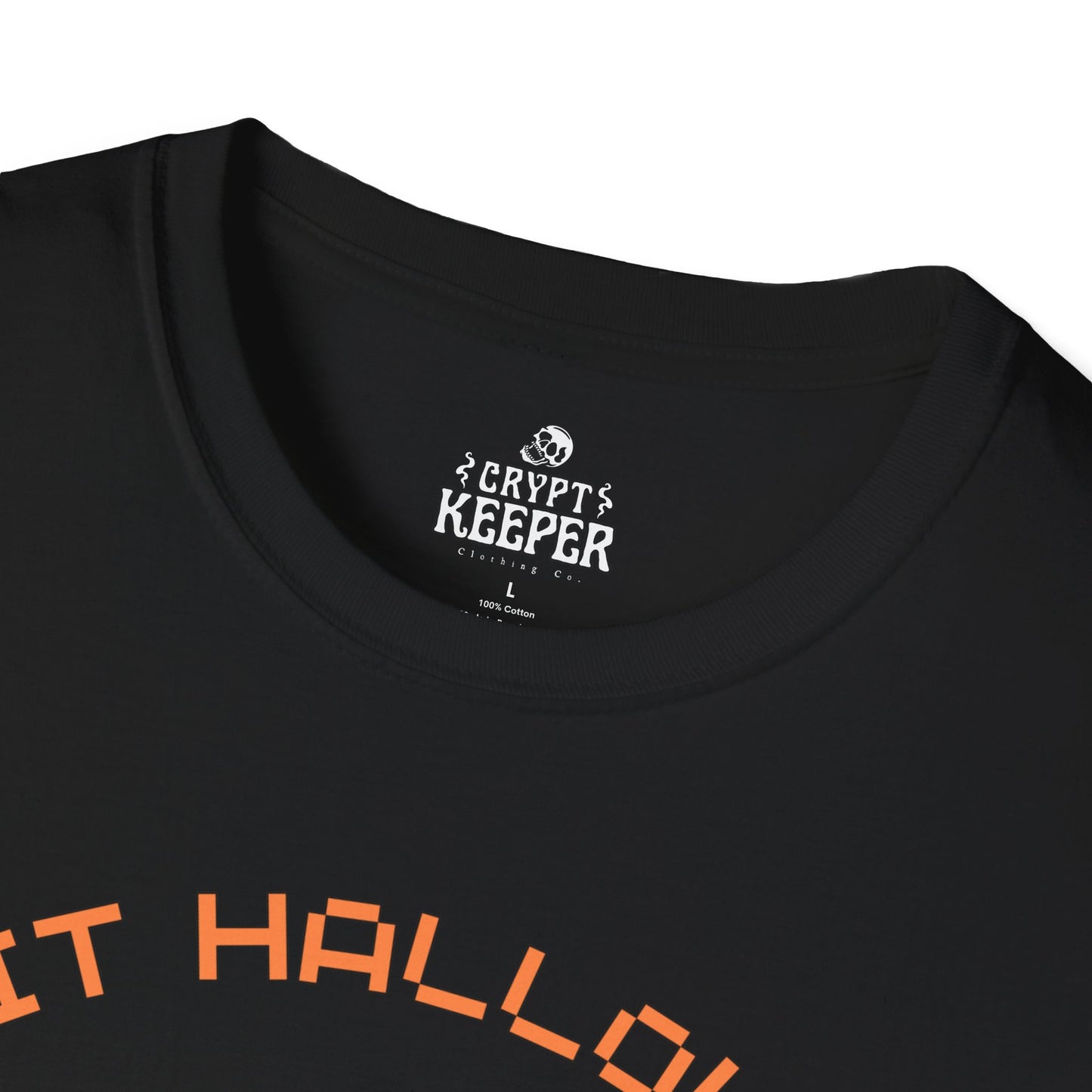 '8-BIT HALLOWEEN' - Unisex Premium Softstyle Tee - Front Print